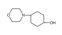 反式-1-羟基-4-(吗啡啉-4-基)-环己烷结构式