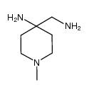 4-aminomethyl-1-methyl-piperidin-4-ylamine Structure