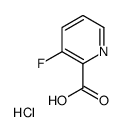 3-氟吡啶-2-甲酸盐酸盐结构式