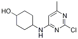 4-(2-氯-6-甲基-嘧啶-4-基氨基)-环己醇结构式