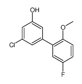 3-chloro-5-(5-fluoro-2-methoxyphenyl)phenol结构式