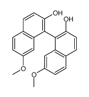 1-(2-hydroxy-7-methoxynaphthalen-1-yl)-7-methoxynaphthalen-2-ol结构式