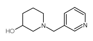1-(吡啶-3-基甲基)哌啶-3-醇结构式