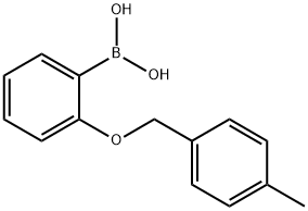 2-(4-Methylbenzyloxy) phenylboronic acid Structure