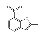 2-methyl-7-nitrobenzo[b]furan结构式