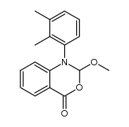 1-(1',2'-dimethyl-phenyl)-2-methoxy-1,2-dihydro-3,1-benzoxazin-4-one Structure