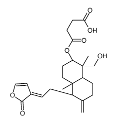 dehydroandrographolide 6-succinic acid monoester结构式