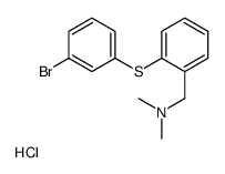 1-[2-(3-bromophenyl)sulfanylphenyl]-N,N-dimethylmethanamine,hydrochloride结构式