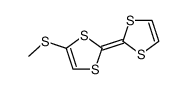 4-(methylthio)-2,2'-bi(1,3-dithiolylidene) Structure