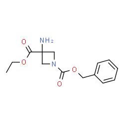 1-苄基3-乙基3-氨基氮杂环丁烷-1,3-二羧酸酯图片