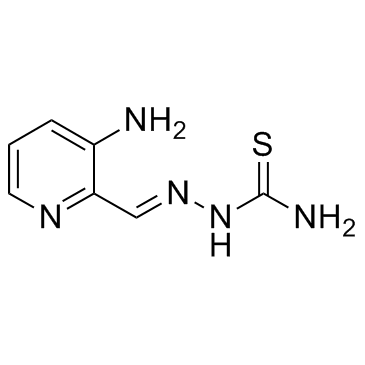 2-[(3-氨基吡啶-2-基)亚甲基]氨基硫脲结构式
