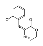 2-[(1-amino-2-ethoxy-2-oxoethylidene)amino]phenolate Structure