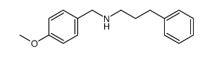 N-(4-methoxybenzyl)-3-phenylpropan-1-amine结构式
