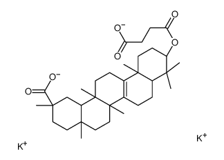 dipotassium,(2S,4aS,6aS,8aR,10S,12aS,14aS,14bR)-10-(3-carboxylatopropanoyloxy)-2,4a,6a,9,9,12a,14a-heptamethyl-1,3,4,5,6,7,8,8a,10,11,12,13,14,14b-tetradecahydropicene-2-carboxylate Structure