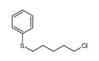 5-chloropentylsulfanylbenzene Structure