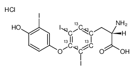 L-Tyrosine, 3,5-di(iodo-131I)结构式