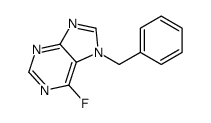 7-benzyl-6-fluoropurine Structure