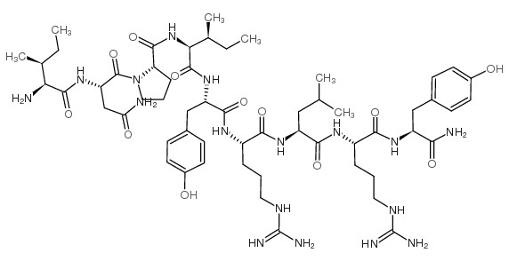 (Pro30,Tyr32,Leu34)-Neuropeptide Y (28-36)结构式