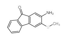2-amino-3-methylsulfanyl-fluoren-9-one Structure