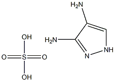 1H-吡唑-3,4-二胺硫酸盐结构式