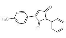 1H-Pyrrole-2,5-dione,3-(4-methylphenyl)-1-phenyl- structure