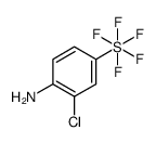 2-Chloro-4-(pentafluorothio)aniline Structure