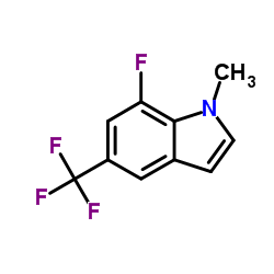 7-Fluoro-1-methyl-5-(trifluoromethyl)-1H-indole Structure