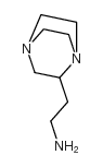 1,4-Diazabicyclo[2.2.2]octane-2-ethanamine(9CI) Structure