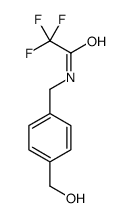 N-(4-Hydroxymethylbenzyl)trifluoroacetamide structure