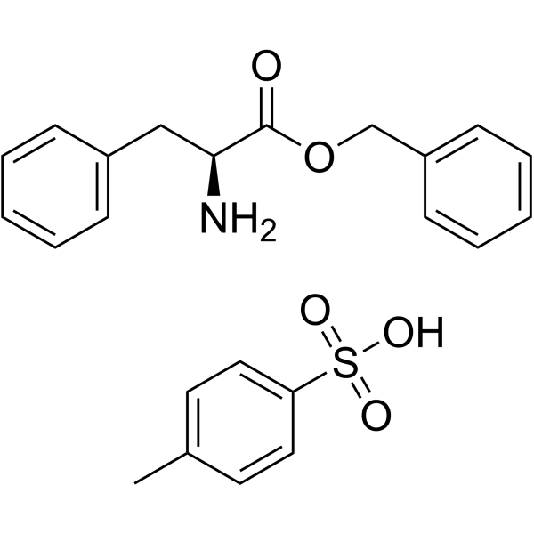 L-苯丙氨酸苄酯对甲苯磺酸盐结构式