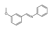 1-(3-methoxyphenyl)-N-phenylmethanimine Structure
