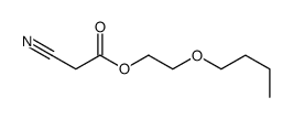 2-butoxyethyl 2-cyanoacetate Structure