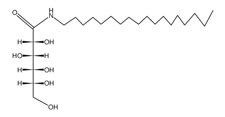 N-octadecyl-D-gluconamide结构式