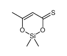 2,2,6-trimethyl-1,3,2-dioxasiline-4-thione Structure