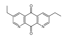 3,7-diethylpyrido[3,2-g]quinoline-5,10-dione结构式