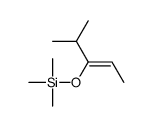 trimethyl(4-methylpent-2-en-3-yloxy)silane结构式