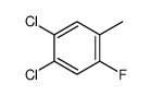 4,5-DICHLORO-2-FLUOROTOLUENE Structure