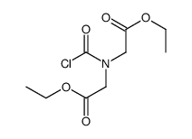 Diethyl 2,2'-[(chlorocarbonyl)imino]diacetate Structure