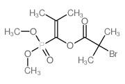 (1-dimethoxyphosphoryl-2-methyl-prop-1-enyl) 2-bromo-2-methyl-propanoate Structure