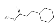 Cyclohexanepropanoicacid, methyl ester Structure