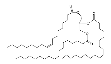 1,2-Distearoyl-3-Oleoyl-rac-glycerol结构式