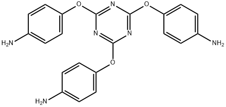 4,4',4''-((1,3,5-triazine-2,4,6-triyl)tris(oxy))trianiline Structure