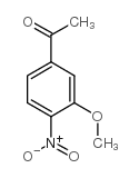 1-(3-甲氧基-4-硝基苯基)-1-乙酮结构式