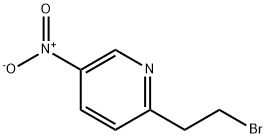 2-(2-溴乙基)-5-硝基吡啶结构式