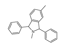 2,5-dimethyl-1,3-diphenyl-1,3-dihydroisoindole结构式
