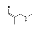 (Z)-3-bromo-N,2-dimethylprop-2-en-1-amine结构式