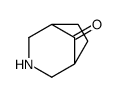 3-氮杂双环[3.2.1]辛烷-8-酮(9ci)结构式