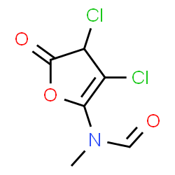 Formamide,N-(3,4-dichloro-4,5-dihydro-5-oxo-2-furanyl)-N-methyl- structure