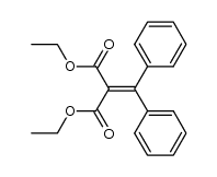 diethyl 2,2-diphenylethene-1,1-dicarboxylate结构式