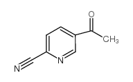 5-乙酰基-2-氰基吡啶结构式